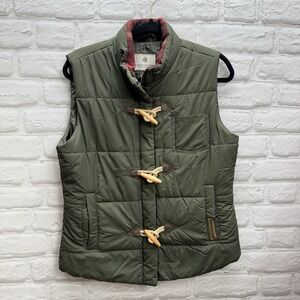 Legendary Whitetails Green Puffer Vest Women's Sz M Outdoor Active Sporting Wear